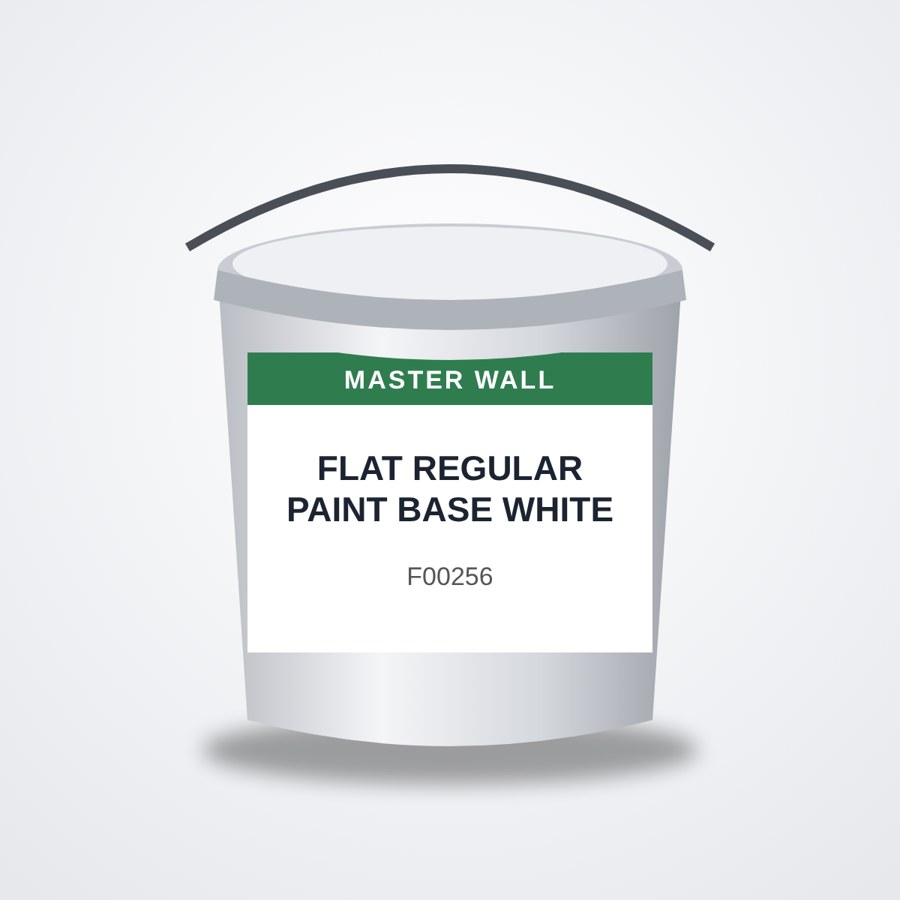 MW-FLAT REG PAINT-BASE WHITE