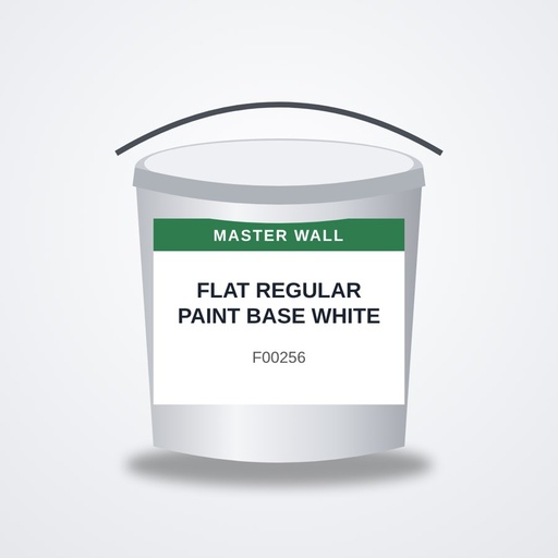 [F00256] MW-FLAT REG PAINT-BASE WHITE